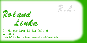 roland linka business card